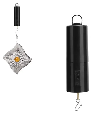 Produktbild von Rotierender Motor (30 U/min) für Discokugeln, batteriebetrieben, für Windspiele und Hängeampeln, schwarz