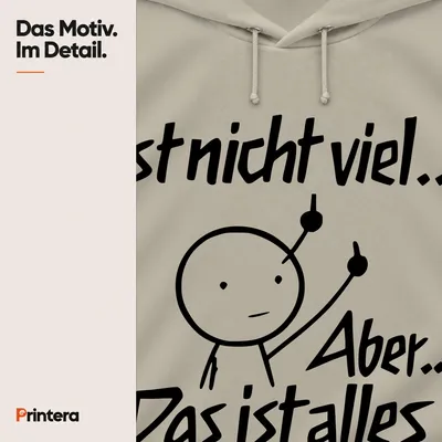 Produktbild von Ist nicht viel aber das ist alles sarkastisch Hoodie Kapuzenpullover, Natur, XXL