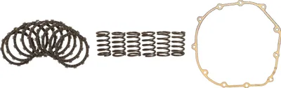 Zdjęcie produktu dla Zestaw sprzęgła do motocykla Kawasaki GTR 1400 A ABS z lat 2007–2009: tarcze sprzęgła, sprężyny sprzęgła, uszczelka pokrywy sprzęgła marki pamoto – nowy