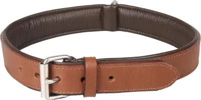 Zdjęcie produktu dla Obroża dla psa Flamingo Halsband Arizona, skóra, kolor brązowy, wymiary: 52-61 cm / 32 mm