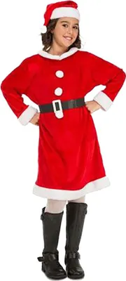 Produktbild von Mom Weihnachtsmädchenkostüm Rot 12-24 Months Rot 12-24 Months