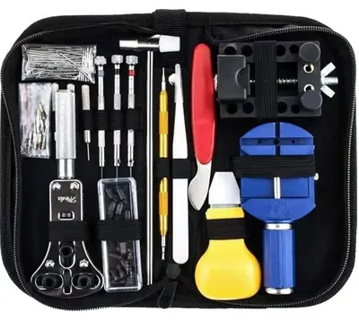 Obrázek produktu pro Sada nástrojů pro opravu hodinek, multifunkční nástroje, pomůcka pro výměnu baterie, YSXBGJ