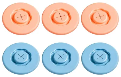 Silikondeckel, 6 Stück, hitzebeständig, wiederverwendbar, Ø 9,5 cm