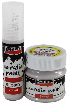 Obrázek produktu pro Lesklá akrylová barva Pentart 20 ml - grey