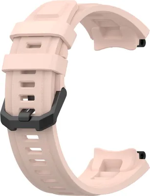 Produktbild von BStrap Silicone Armband für Xiaomi Amazfit Active Edge, sand pink