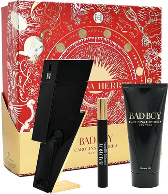 Produktbild von Carolina Herrera Bad Boy Edt 100Ml + Sg 100Ml + Edt 10Ml