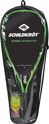 Produktbild von badminton-Set 5-teilig schwarz/grün