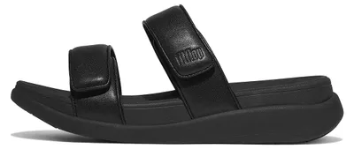 Produktbild von FitFlop F-Mode Go Adjustable Flatform Two-Bar Slides SCHWARZ 43