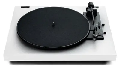 Produktbild von Pro-Ject AUTOMAT A1.2, Audio-Plattenspieler mit Riemenantrieb, Vollautomatisch, Weiß, Aluminium, 33,45 RPM, 65 dB