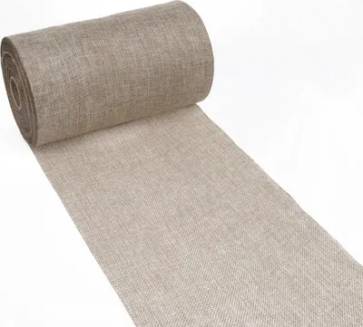 Produktbild von Tischläufer Shabby Chic in Leinenoptik 20cm - beige - 5m - 69-200-5-35