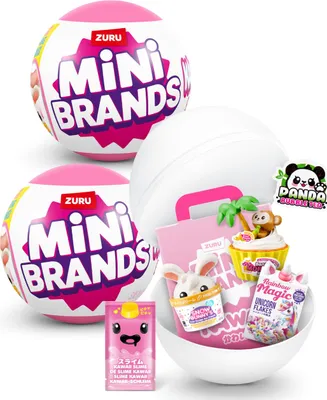 Obrázek produktu pro Mini Brands Kawaii kapsle od ZURU, překvapení kawaii minisbírka, slepé balení, sběratelský předmět s japonskou tématikou (2 kapsle), 2 kapsle