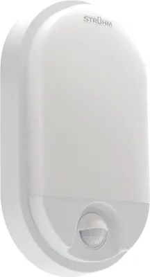 Produktbild von Kellerleuchte LED Bewegungssensor mit Schalter 21 cm hoch IP54 Weiß 4100 K neutralweißes Licht 1870 lm