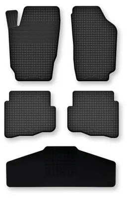 Zdjęcie produktu dla Dywaniki gumowe korytkowe z tunelem do: Seat Cordoba II 2002-2009 5 szt.