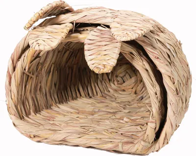 Produktbild von Dehner Nagerhaus Grashöhle Aiko, 26 x 27 x 20 cm, Gras, natur