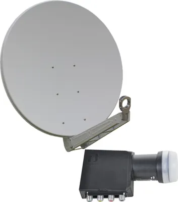 Produktbild von Gibertini OP 85 SE - Alu-Antenne - weiß - 4 Teilnehmer