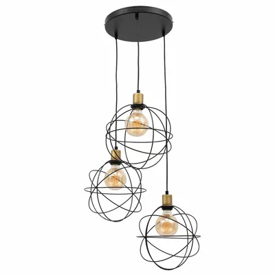 Zdjęcie produktu dla Lampa wisząca OLINTO II czarna