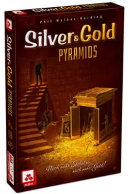 Zdjęcie produktu dla SILVER & GOLD PYRAMIDS (Wydanie niemieckie) – Gra planszowa – Nürnberger Spielkarten