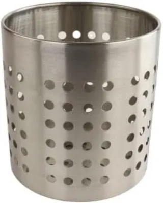 Produktbild von Famanu Utensilienhalter aus Edelstahl - 12 x 12 x 13 cm