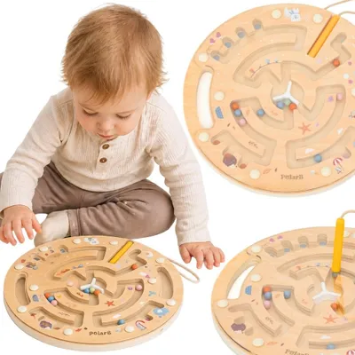 Produktbild von VIGA PolarB Magnetisches Holzlabyrinth