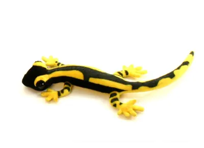 Produktbild von Hansa Toy 5229 Salamander gelb / schwarz 35 cm Kuscheltier Plüschtier
