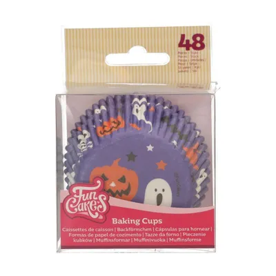 Produktbild von Muffinförmchen Spooky Halloween, 48 Stück