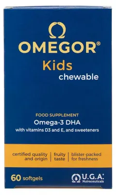 Produktbild von OMEGOR KIDS – 60 Kautabletten