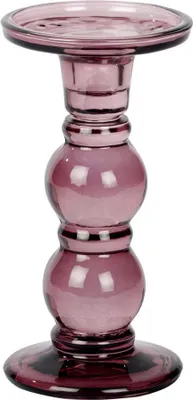 Produktbild von Lambert Andratx Leuchter Glas beere, H 18,5 cm, D 9,5 cm, für Stabkerzen und Stumpenkerzen 18035
