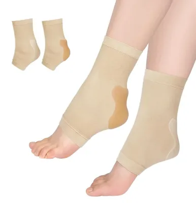 Zdjęcie produktu dla Skarpety na ścięgno Achillesa - Żelowa wkładka pod piętę - Nylon - Oddychające - Wsparcie stopy