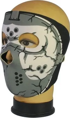 Zdjęcie produktu dla Maska Demomask Sturmmaske, czarna/biała/szara