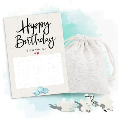 Imagen del producto de Set de tarjetas de regalo de 24 unidades, imprimibles, con bolsa de almacenamiento, para regalos personalizados