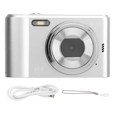 Produktbild von 2,4'' digitální fotoaparát - 48 MP, 1080P, 8x zoom, funkce selfie a ochrana proti otřesům pro teenagery, studenty, chlapce, dívky a seniory