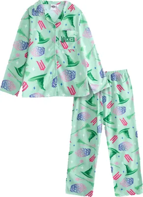 Produktbild von Wicked - Schlafanzug mit langer Hose für Mädchen, Langärmlig NS9658 (116) (Pink)