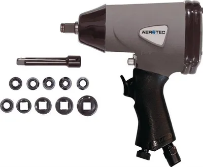 Produktbild von Druckluftschlagschrauber 1/2Zoll ST 12,5mm (1/2Zoll) A4-kt.345 Nm AEROTEC