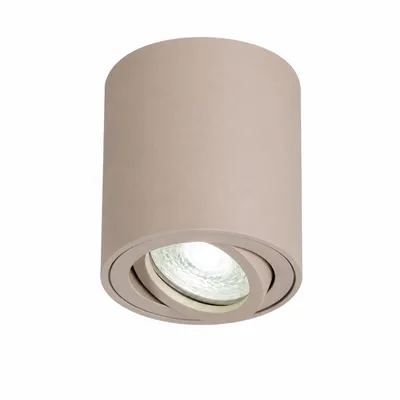 Produktbild von MasterLED Deckenlampe LED GU10 Aufbaustrahler rund beige schwenkbar Aluminium IP20