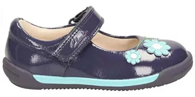 Obrázok produktu pre Clarks Softly Jam detské balerínky námornícka modrá koža na suchý zips 18,5