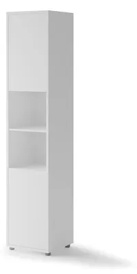 Produktbild von Beischrank BC-08 Weiß Matt LENART BED CONCEPT Regal Hochschrank Zusatz