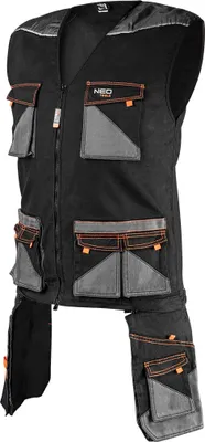 Immagine prodotto di Gilet da lavoro con borsa porta attrezzi staccabile S