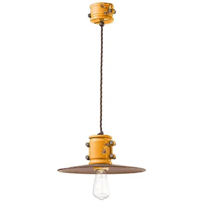 Obrázok produktu pre Ferroluce Urban keramické závesné svetlo 40cm žlté okrúhle