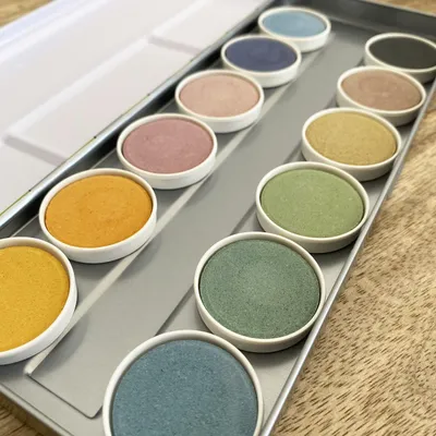 Image de Aquarelles à base de matières végétales