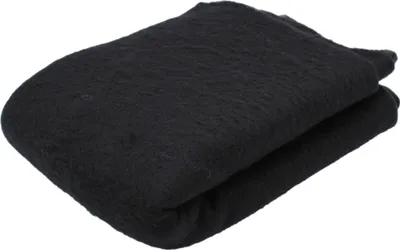Produktbild von Vorfilz / Nadelfilz aus Wolle - Farbe Schwarz - 50cm x 145cm