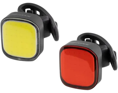Obrázok produktu pre Force Cob 2.0 USB svetlá sada predné 75 lm a zadné 25 lm integrované 300 mAh batérie 454081