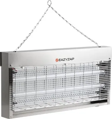 Produktbild von Eazyzap Gebürsteter Edelstahl Led Fliegenvernichter 20W