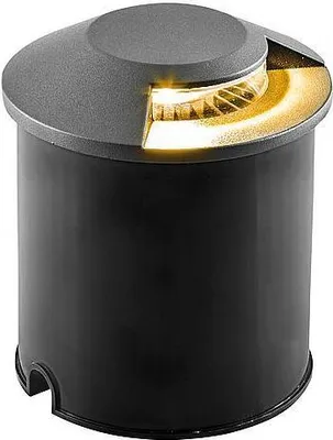 Produktbild von EVN LED Bodeneinbau rund P67151702 1-fach anthrazit IP67, 7W -3000K, 67lm
