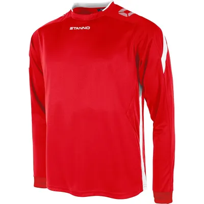 Produktbild von Stanno Drive Trikot Langarm Herren - Rot / Weiß