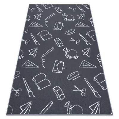 Immagine prodotto di Tappeto per bambini SCHOOL scuola grigio grigio 100x150 cm