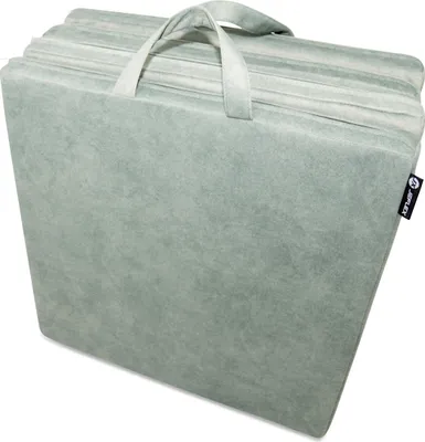 Produktbild von Jeflex grüne velour Spielmatt Turnmatte 120 x 120 x 6 cm, wasserabweisend, Standard 100
