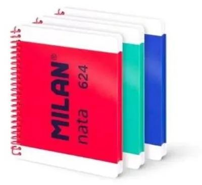 Produktbild von Notizbuch A5, 80 Blatt, glatt, verschiedene Farben, 3 Stück