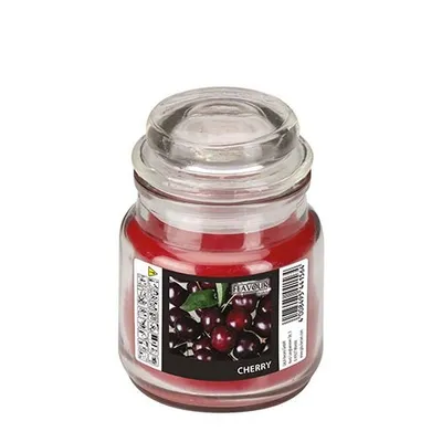 Produktbild von 6 Bonbongläser mit Wachsfüllung bordeaux - Cherry