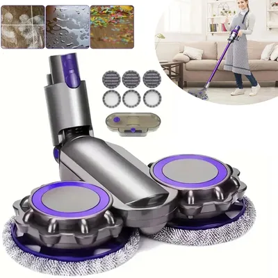 Produktbild von Wischmopp Aufsatz für Dyson V7/V8/V10/V11/V15, Ersatzteile Elektrischer Wischaufsatz Bürste Zubehör für Dyson, für Hartböden