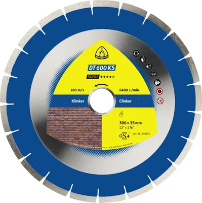 Produktbild von Klingspor DT 600 KS Diamanttrennscheiben, 300 x 2,8 x 35 mm 21 Segmente 40 x 2,8 x 10 mm, Engverzahnt